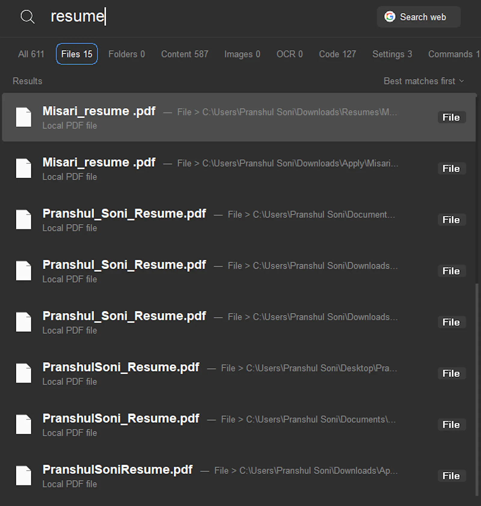ProtonSearch screenshot 3