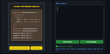 Peelcode Javascript Closures gallery image