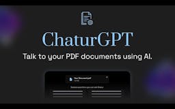 ChaturGPT - Chatgpt for your PDFs media 1