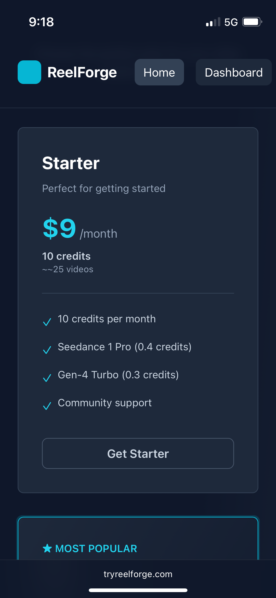 ReelForge gallery image