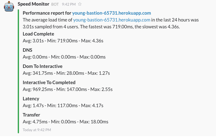 Speed monitor gallery image