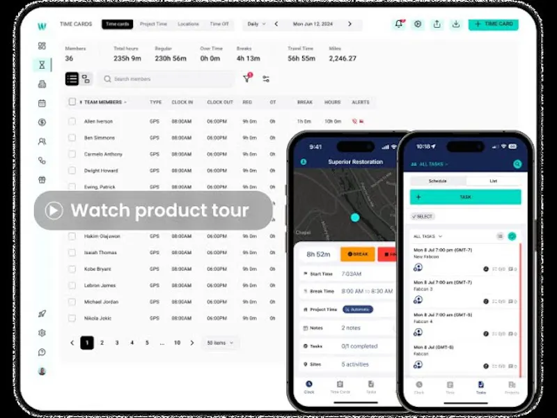 Workyard screenshot 1 (video preview)