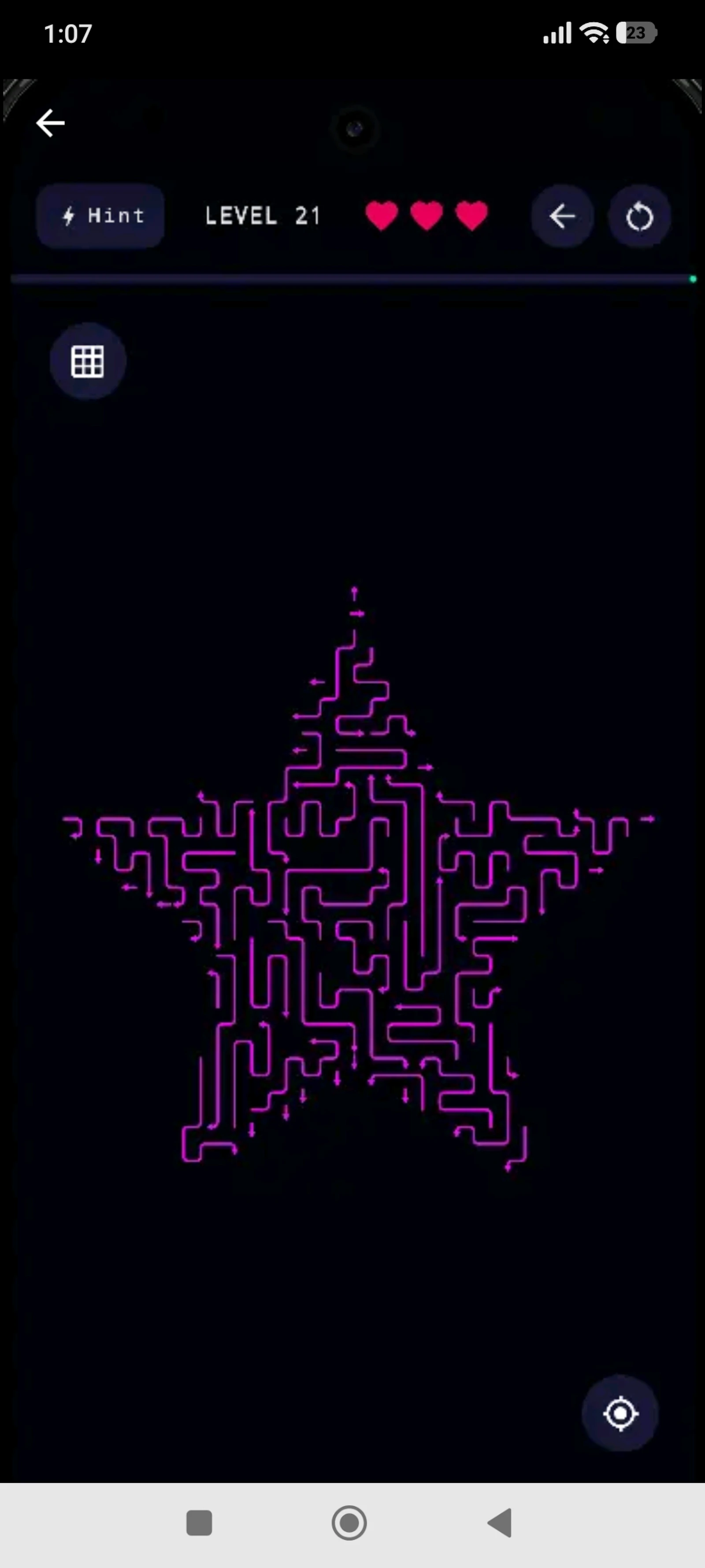 Arrows Neon Puzzle Game screenshot 4