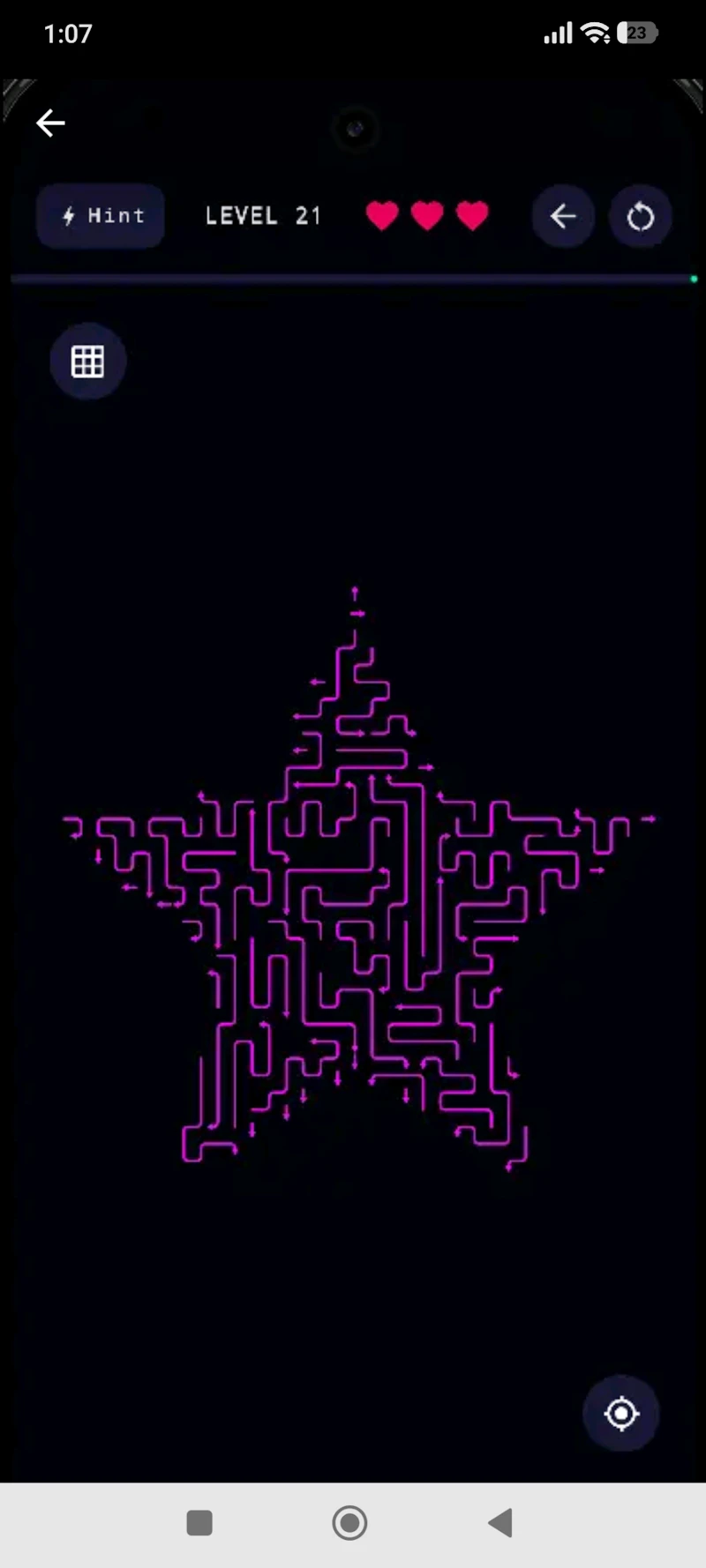Arrows Neon Puzzle Game screenshot 4