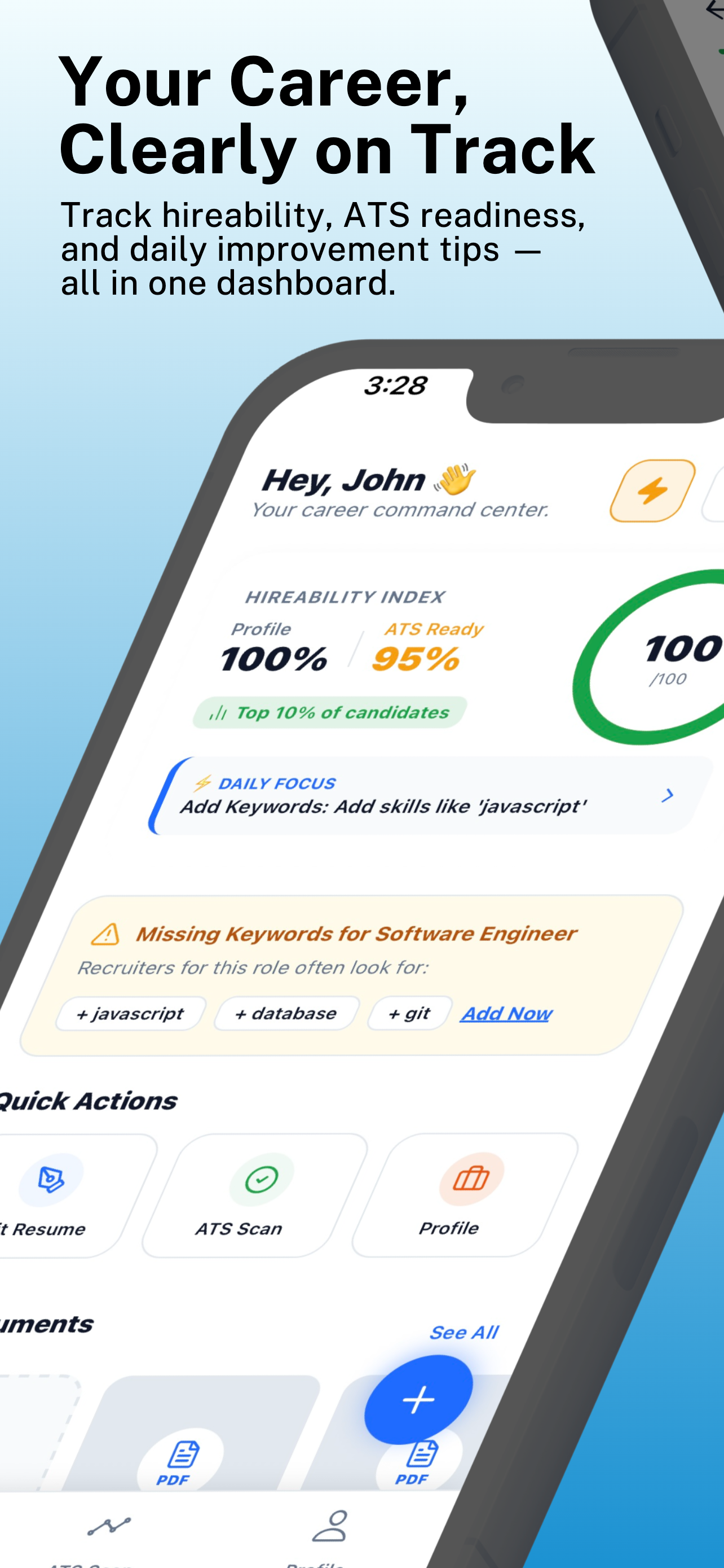 ResumeRail — AI Resume Builder - Screenshot 2 showing product features and functionality
