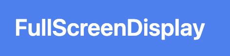 FullScreendisPlay