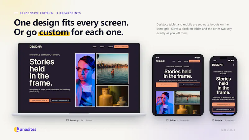 LunaSites! Website builder with MCP screenshot 6