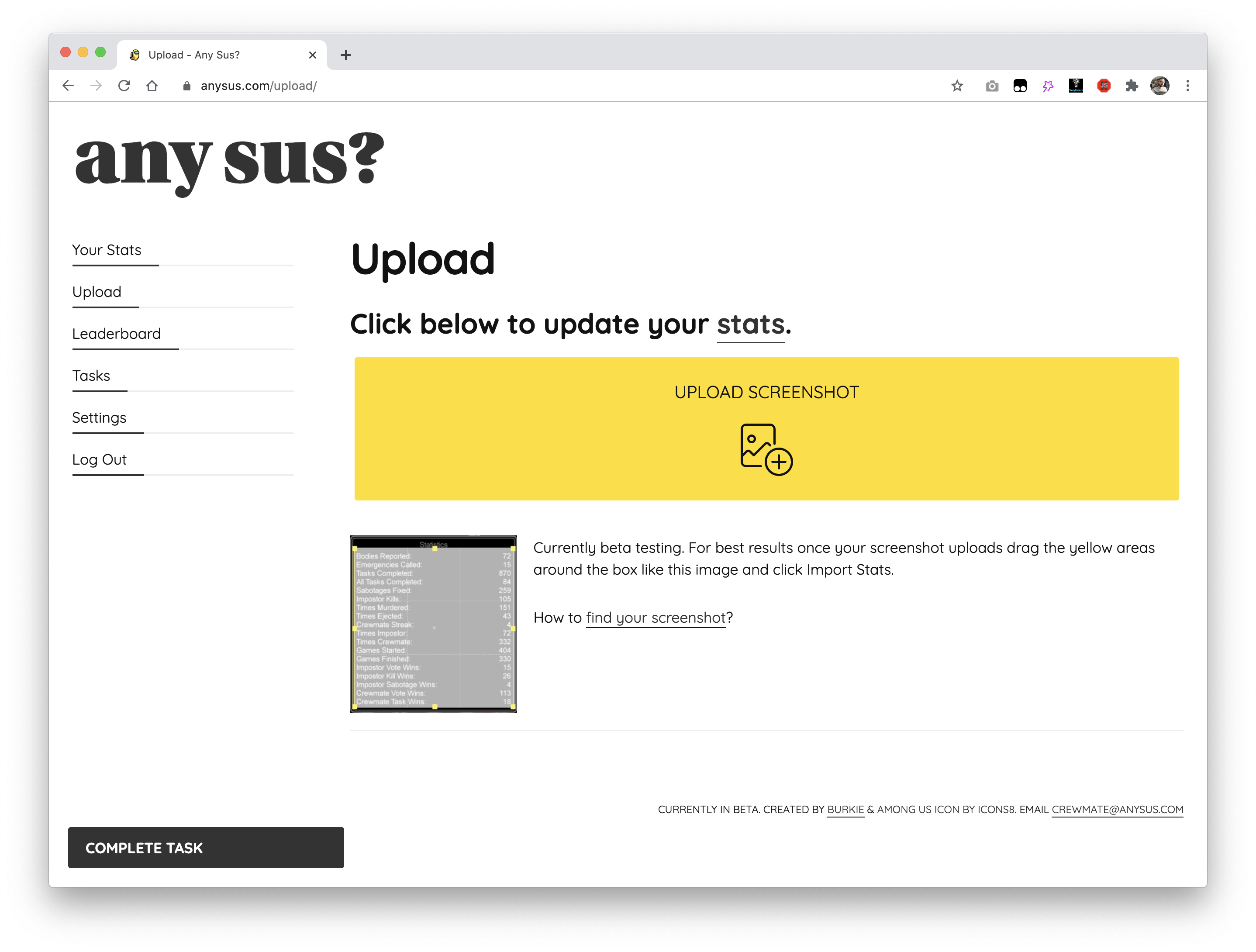 Among Us Stats & Leaderboard gallery image