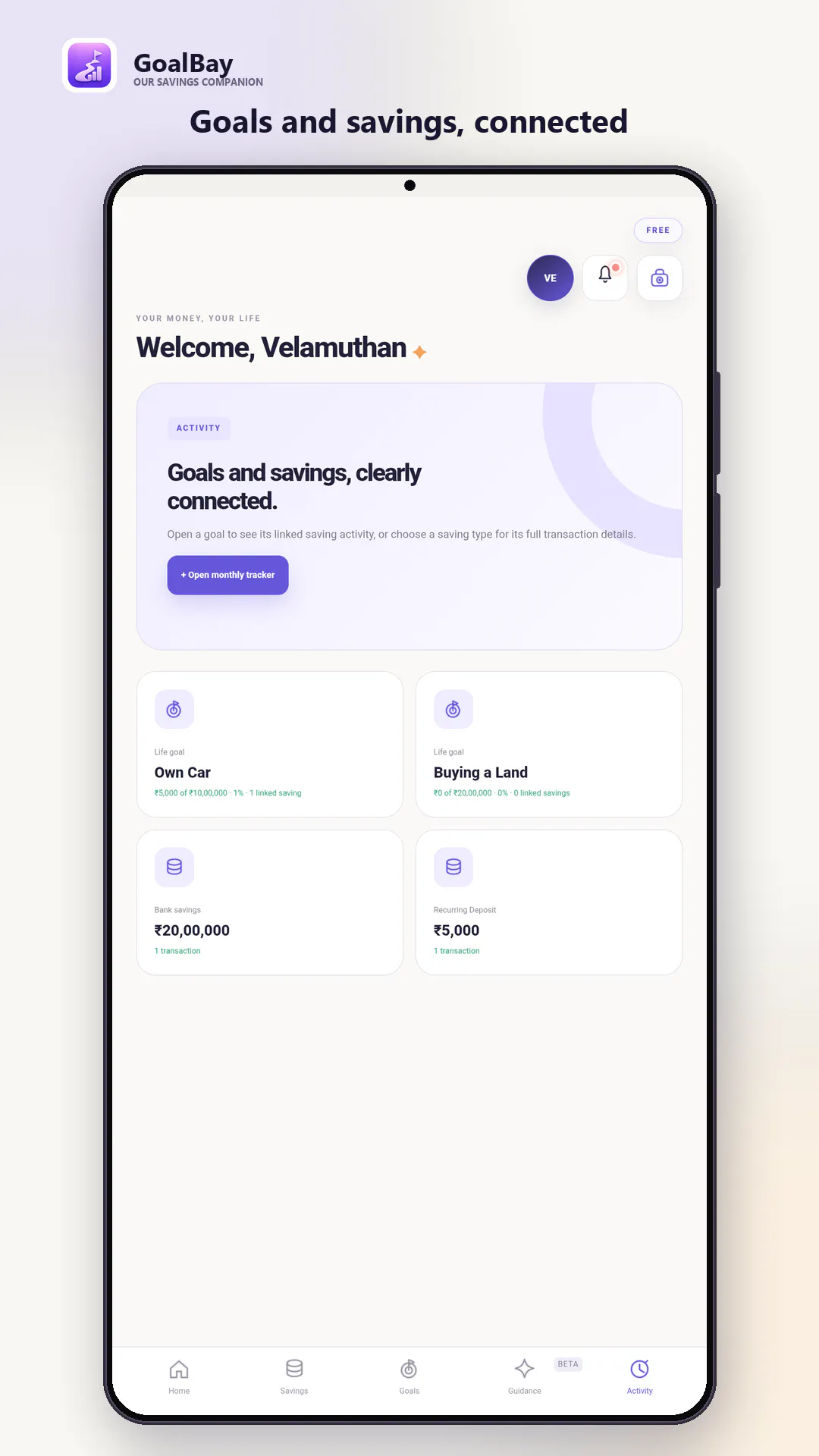GoalBay screenshot