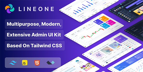 LineOne - Bộ UI quản trị đa năng