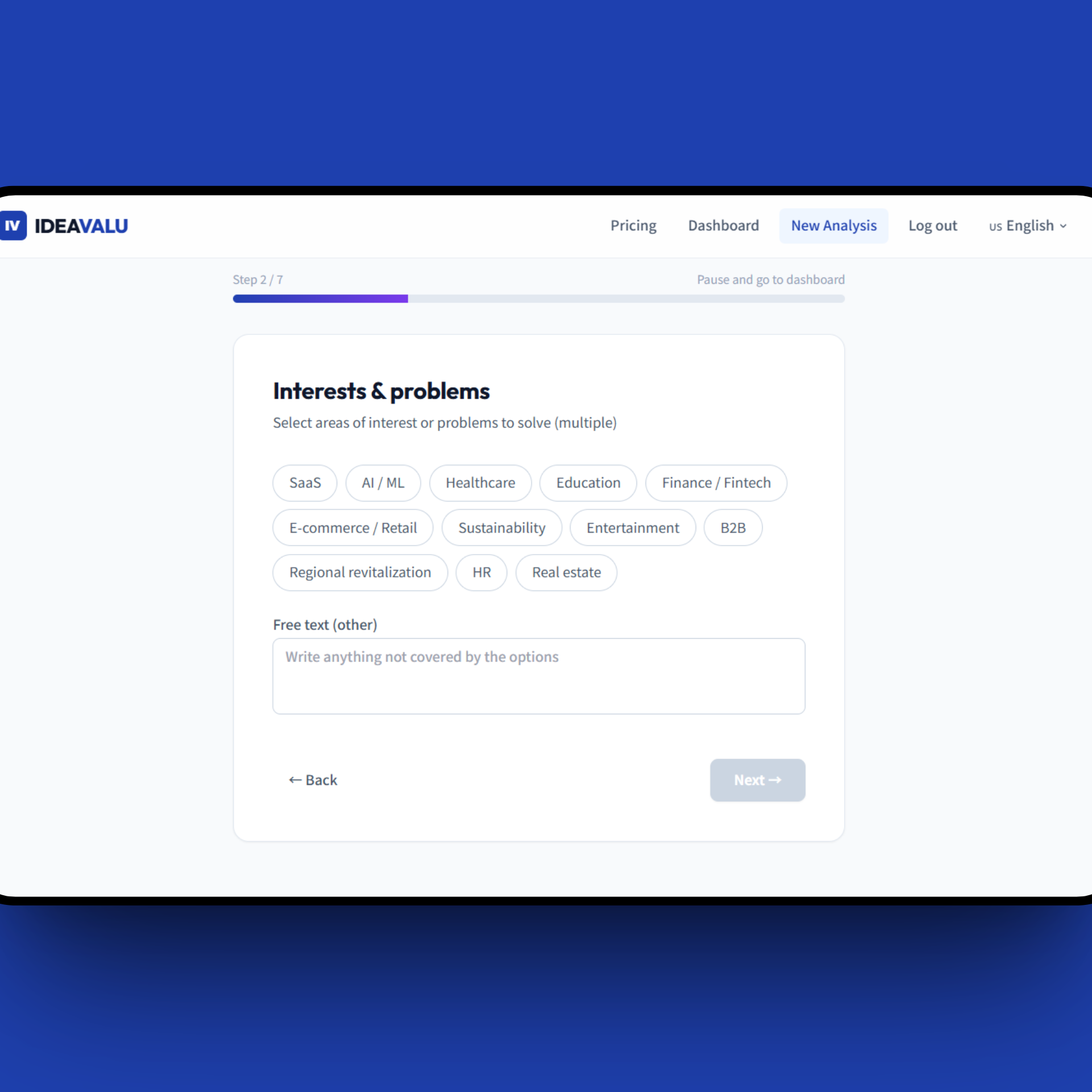 IDEAVALU - AI Business Idea Generator gallery image