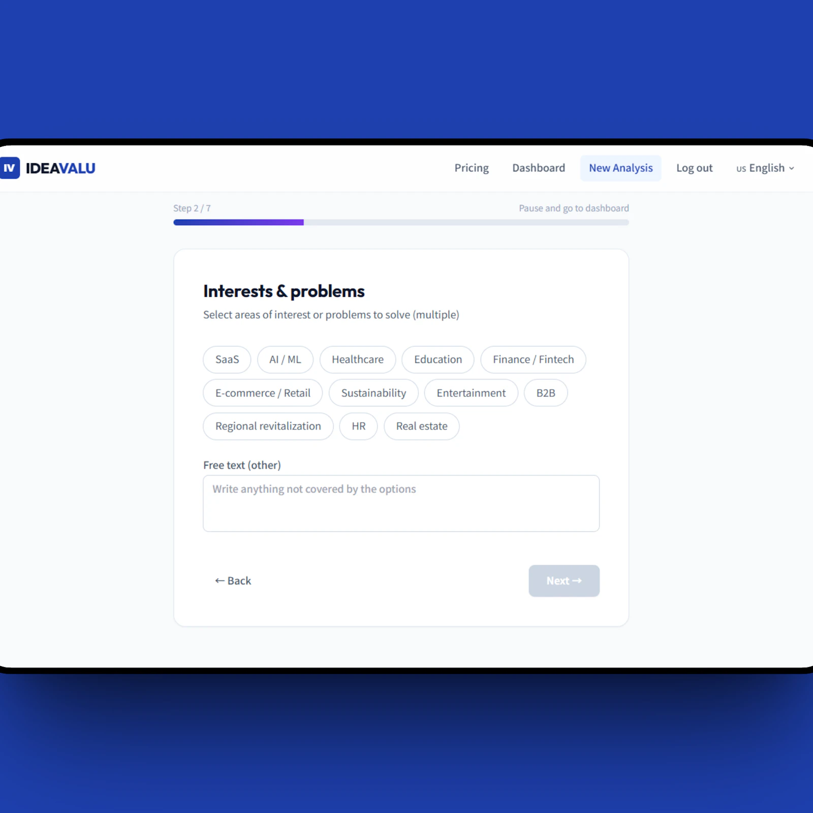 IDEAVALU - AI Business Idea Generator screenshot 4