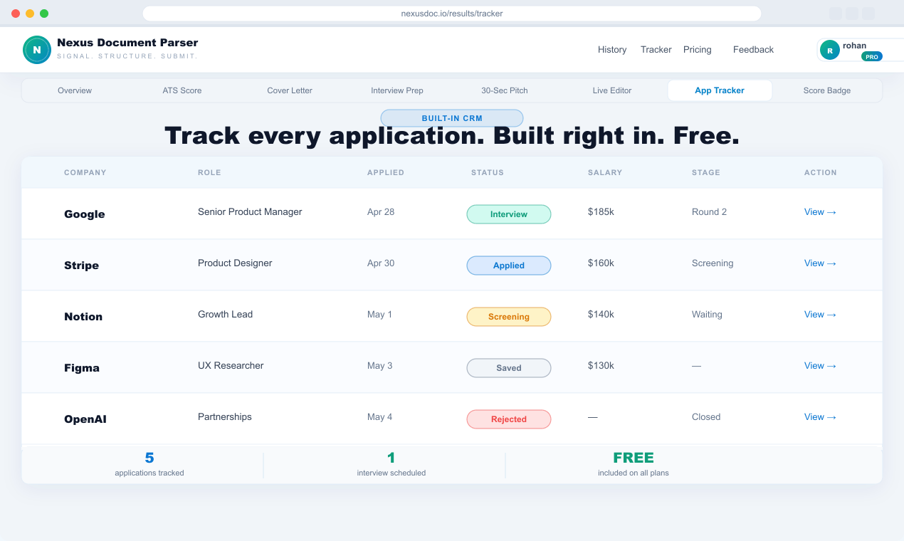 Nexus Document Parser gallery image