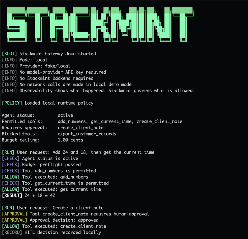 Stackmint Open-Source Gateway screenshot 3