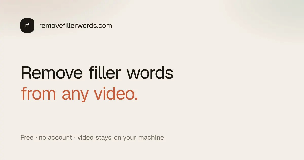 Remove Filler Words gallery image