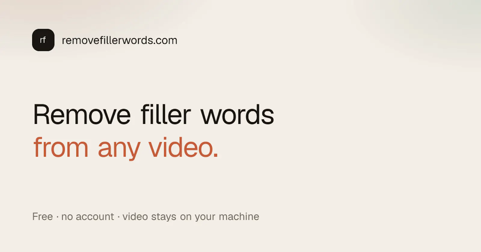 Remove Filler Words screenshot 1