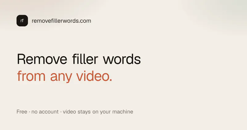 Remove Filler Words screenshot 1