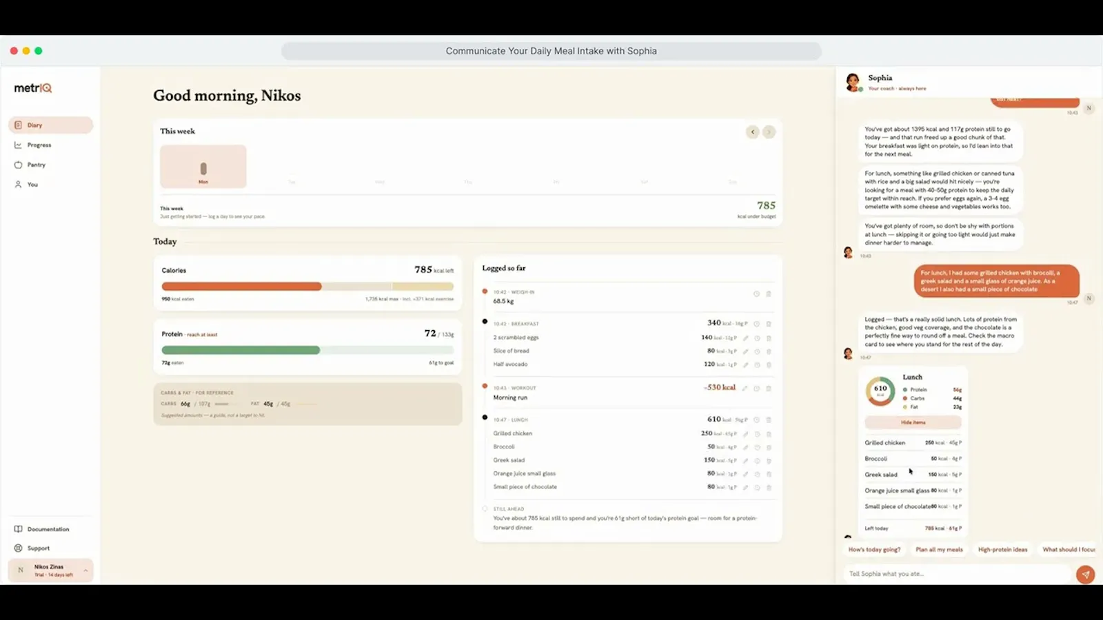 metrIQ screenshot 1 (video preview)