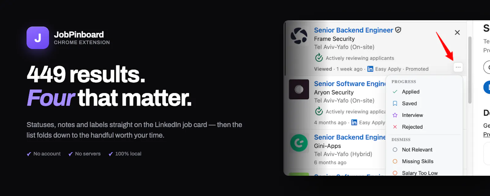 JobPinboard screenshot 2