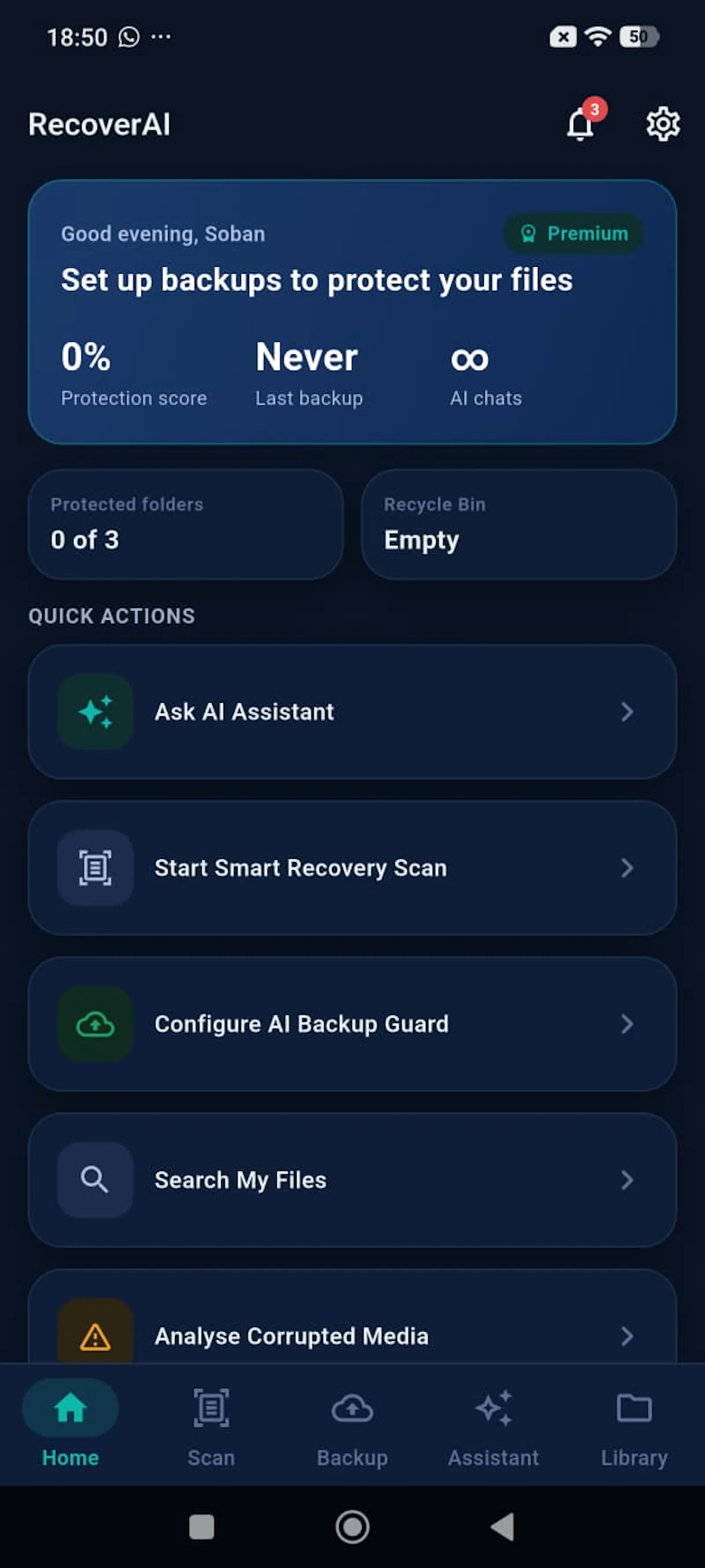 RecoverAI – Photo & File Recovery screenshot 3