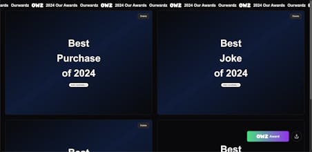 Ourwardz-Create Your Own Awards Ceremony gallery image