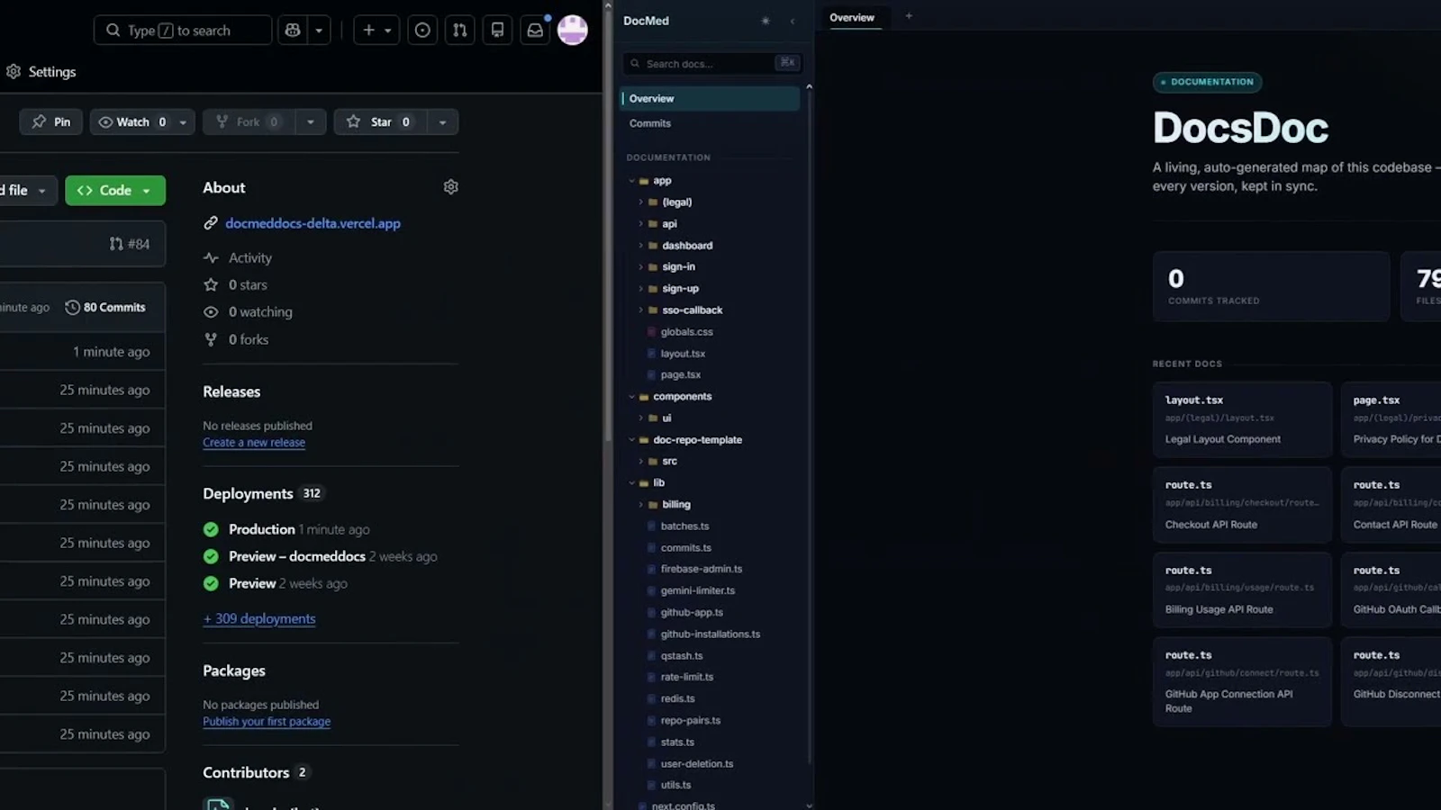 DocsDoc - Self-Healing Documentation screenshot 1 (video preview)