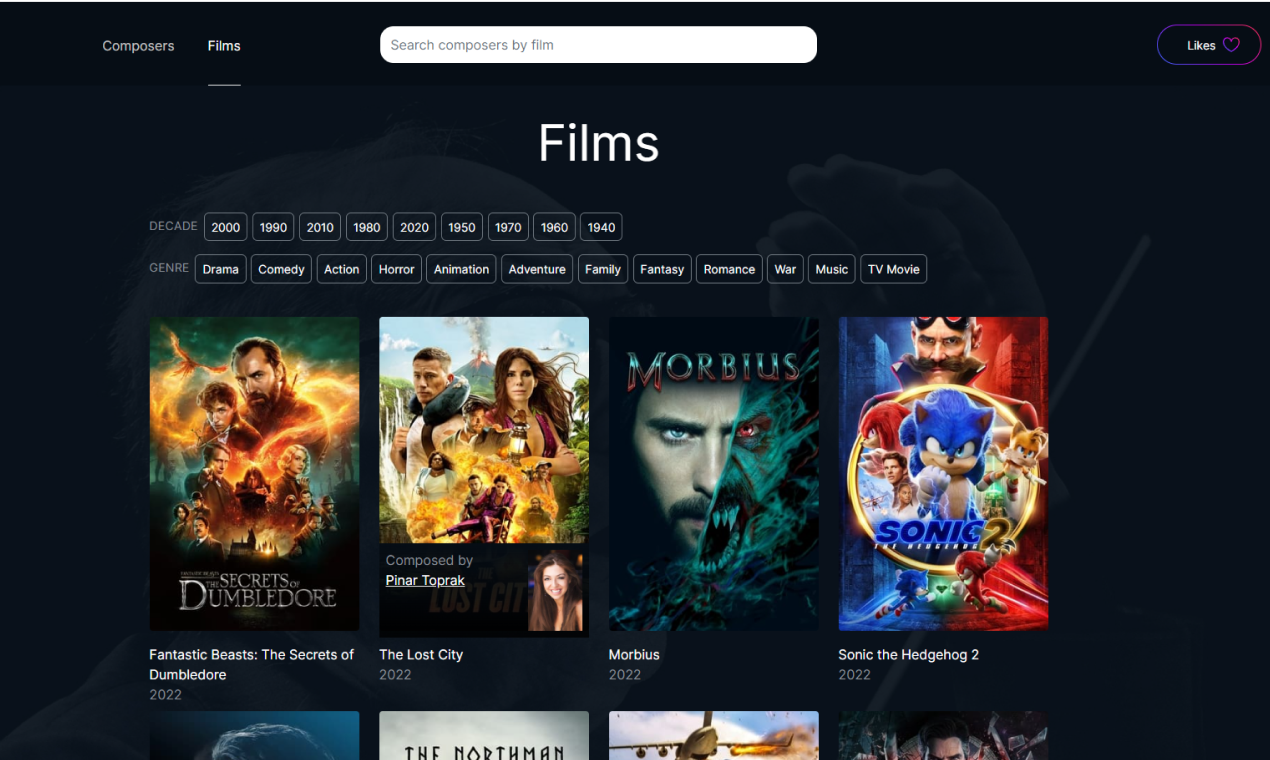 Flix Music - お気に入りの映画から作曲家や音楽ストーリーを発見してくださいメディア1