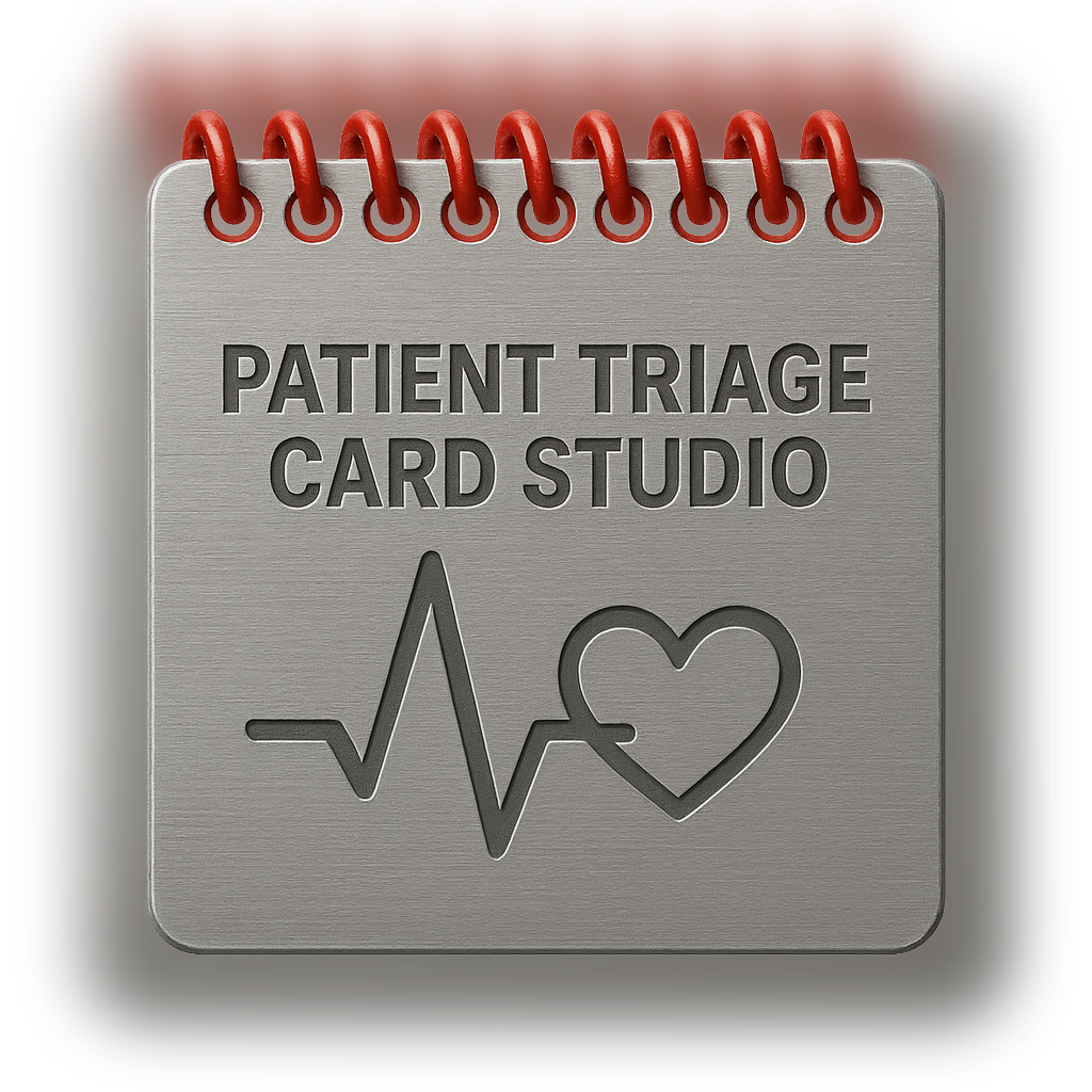 Patient Triage Card Studio (PTCS)