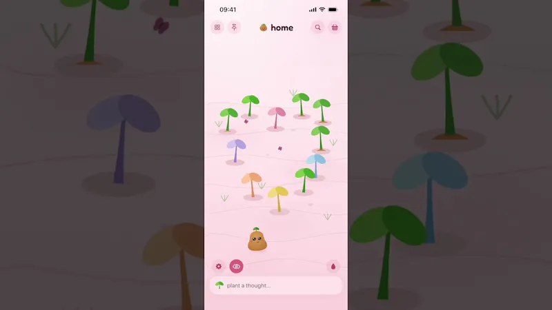 spudnote: calm notes screenshot 1 (video preview)