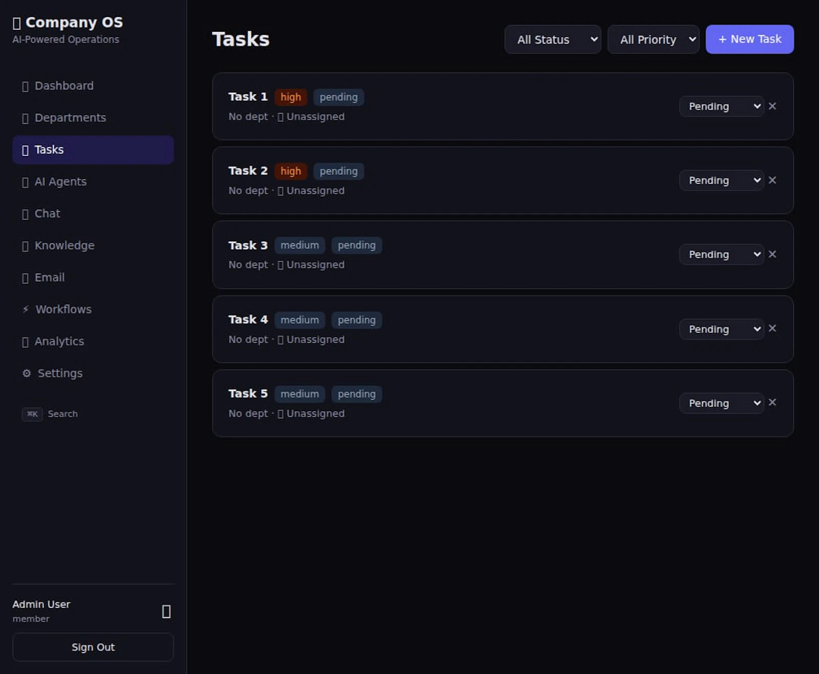 HiveOps screenshot 2