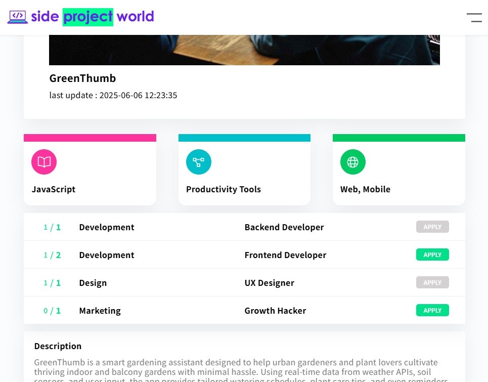 Mundo del proyecto paralelo - Publique su proyecto.Encuentra a tu gente. media 3