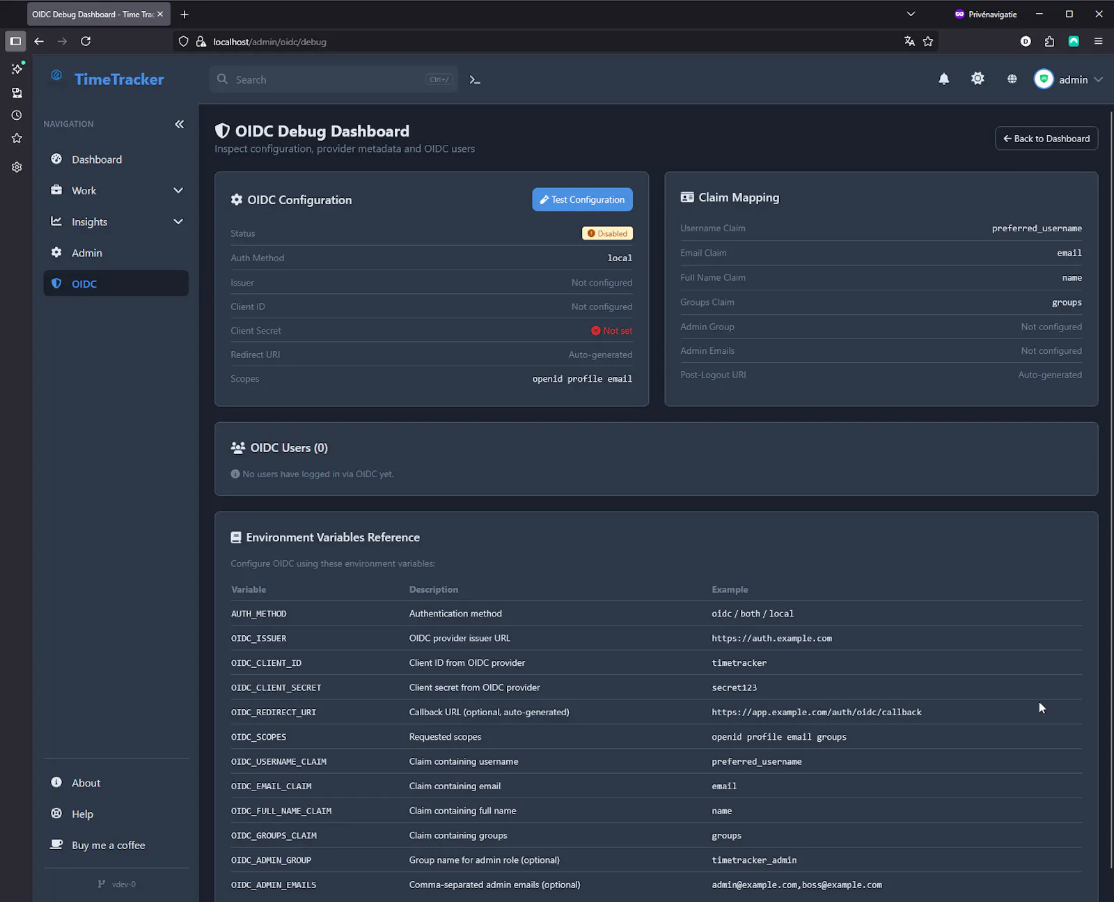TimeTracker screenshot 7