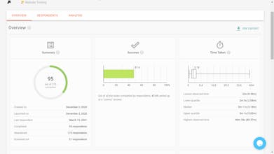 Website Testing by UXtweak gallery image
