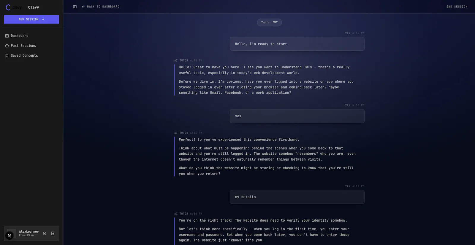 Clavy screenshot 2