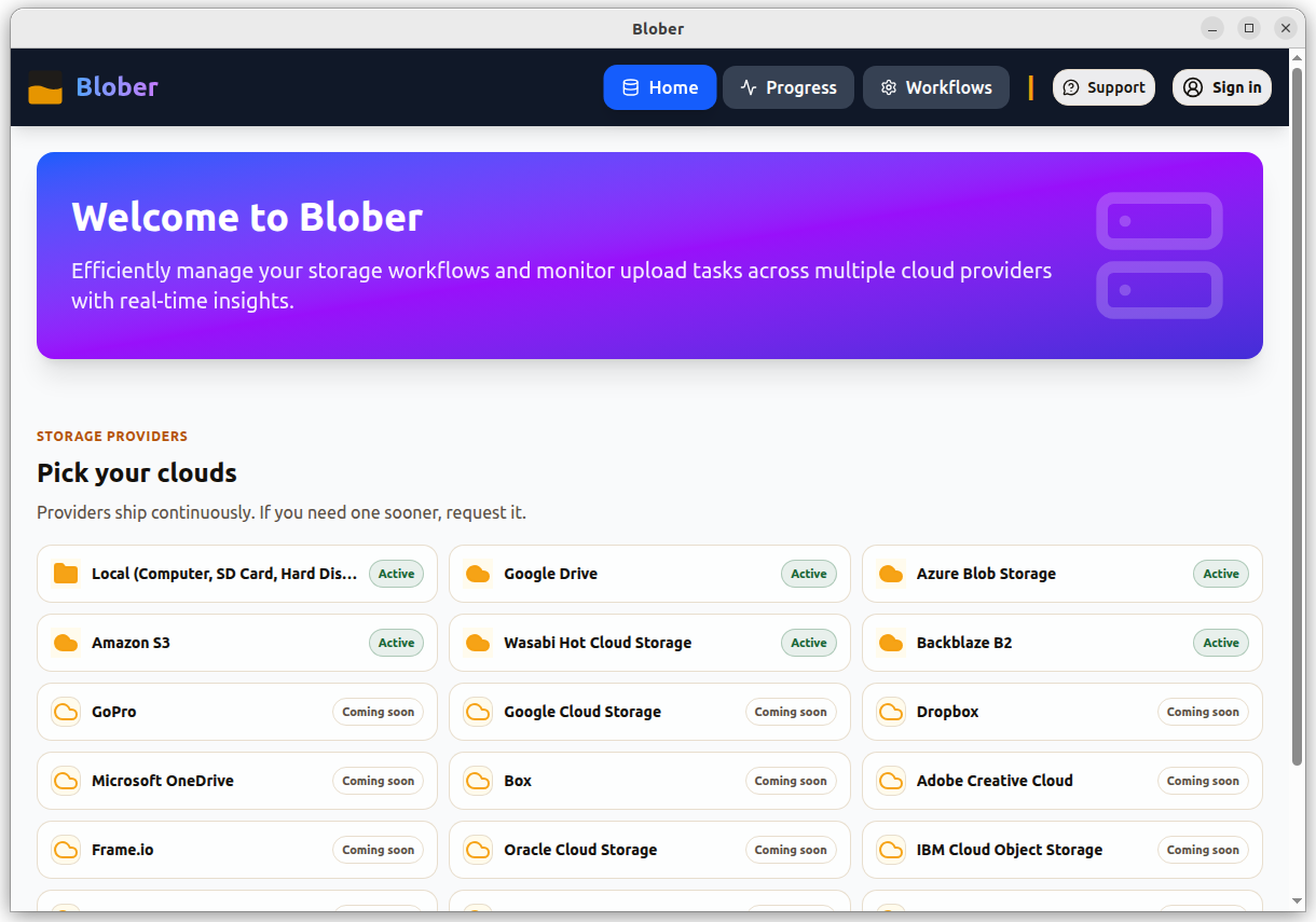 Blober.io