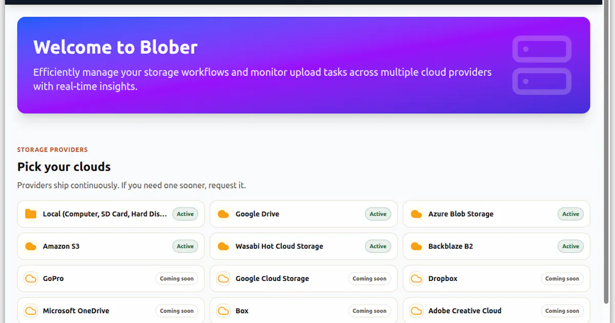 Blober.io