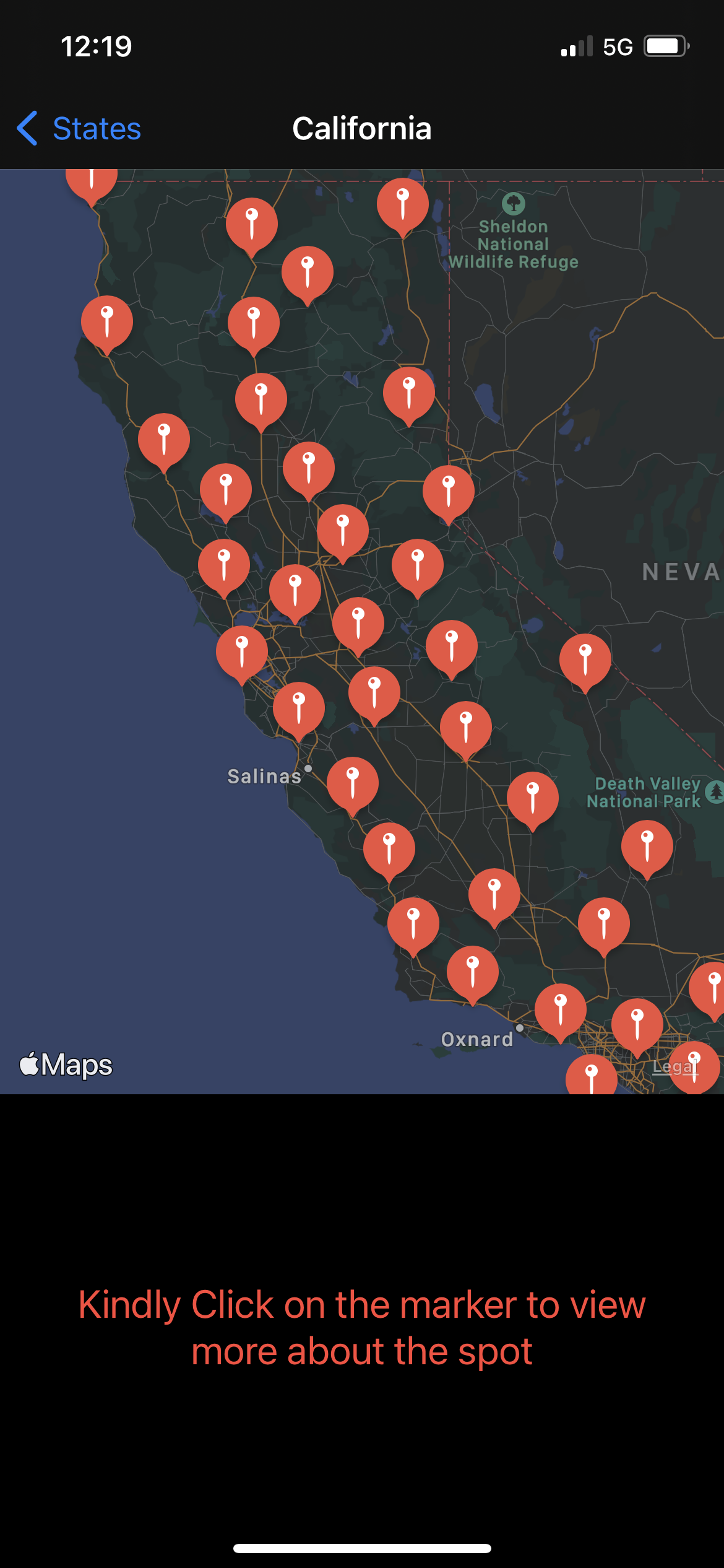 COVID Vaccine Spotter Mobile App for iOS