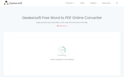 Geekersoft Free Word to PDF Online media 3