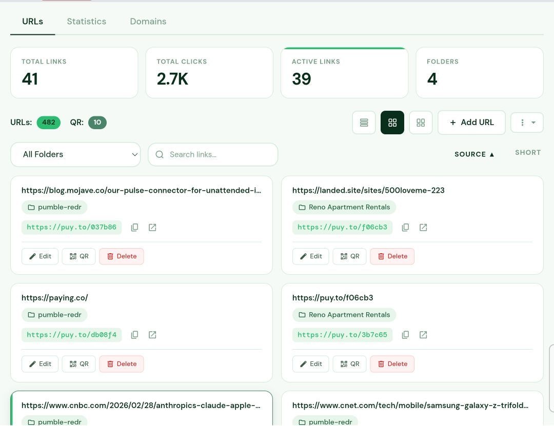 Puny.io  |  Securely share your URLs gallery image