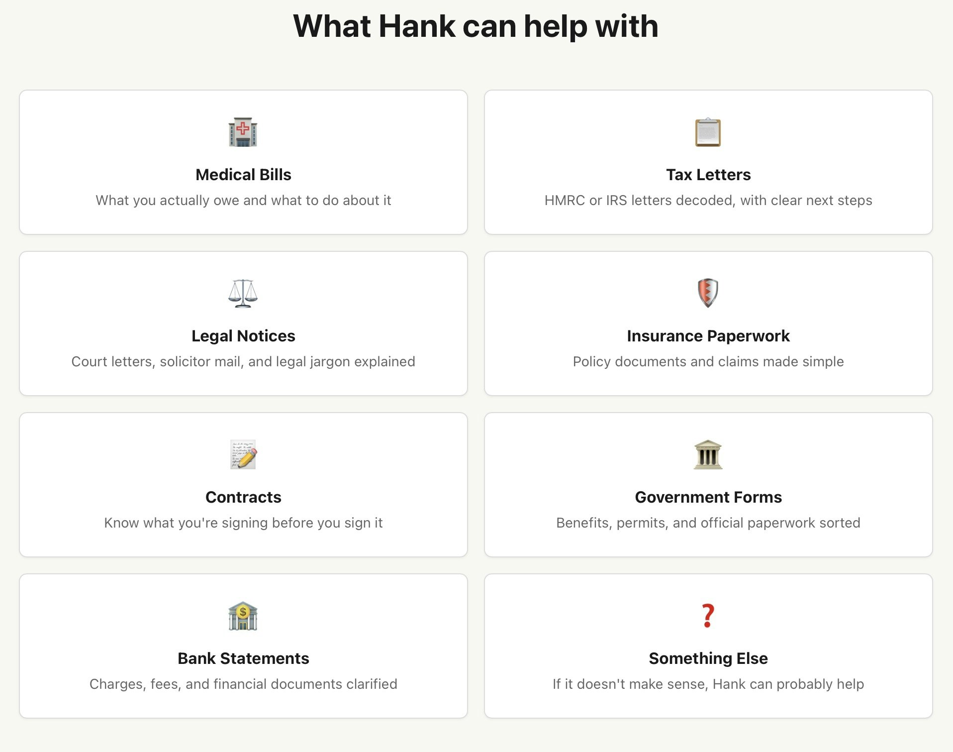 just ask Hank gallery image