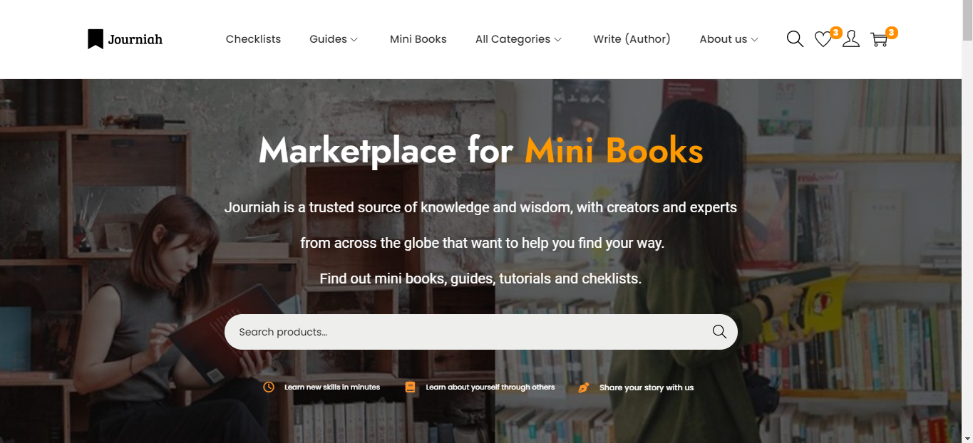 Jorniah - Marketplace de produtos digitais media 1