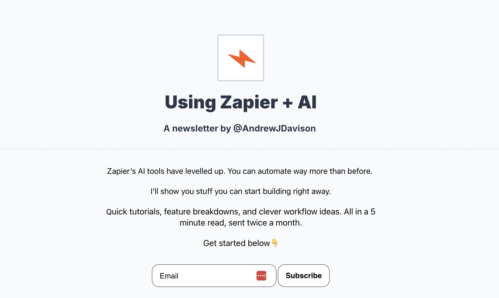 Using Zapier + AI gallery image