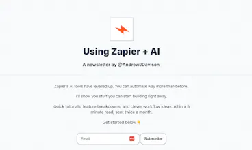 Using Zapier + AI gallery image