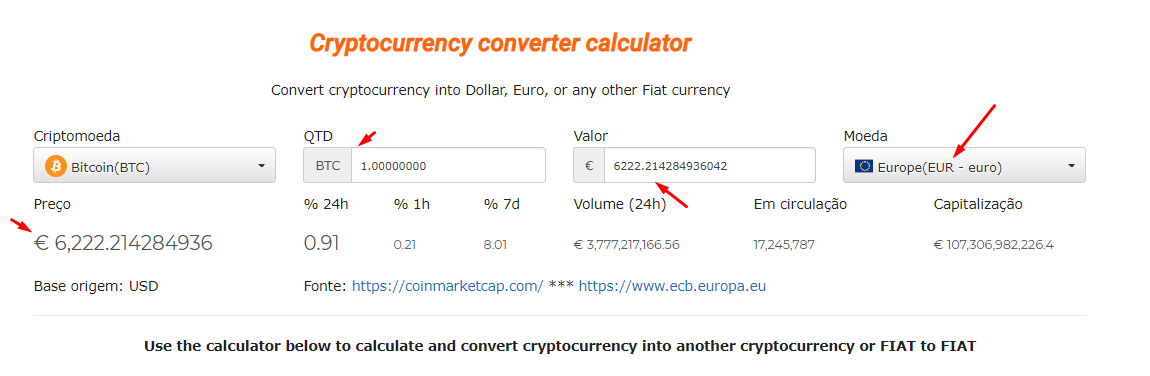 Cryptocurrency converter gallery image