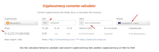 Cryptocurrency converter gallery image