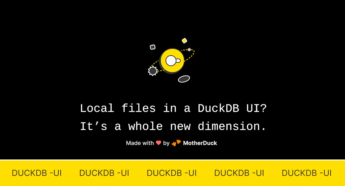 The DuckDB Local UI