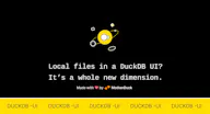 The DuckDB Local UI
