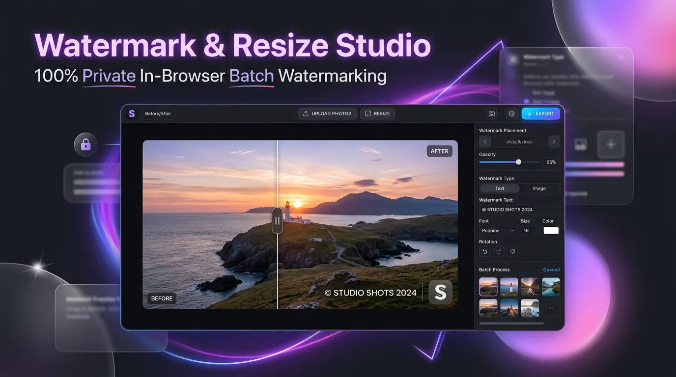 Watermark & Resize Studio gallery image