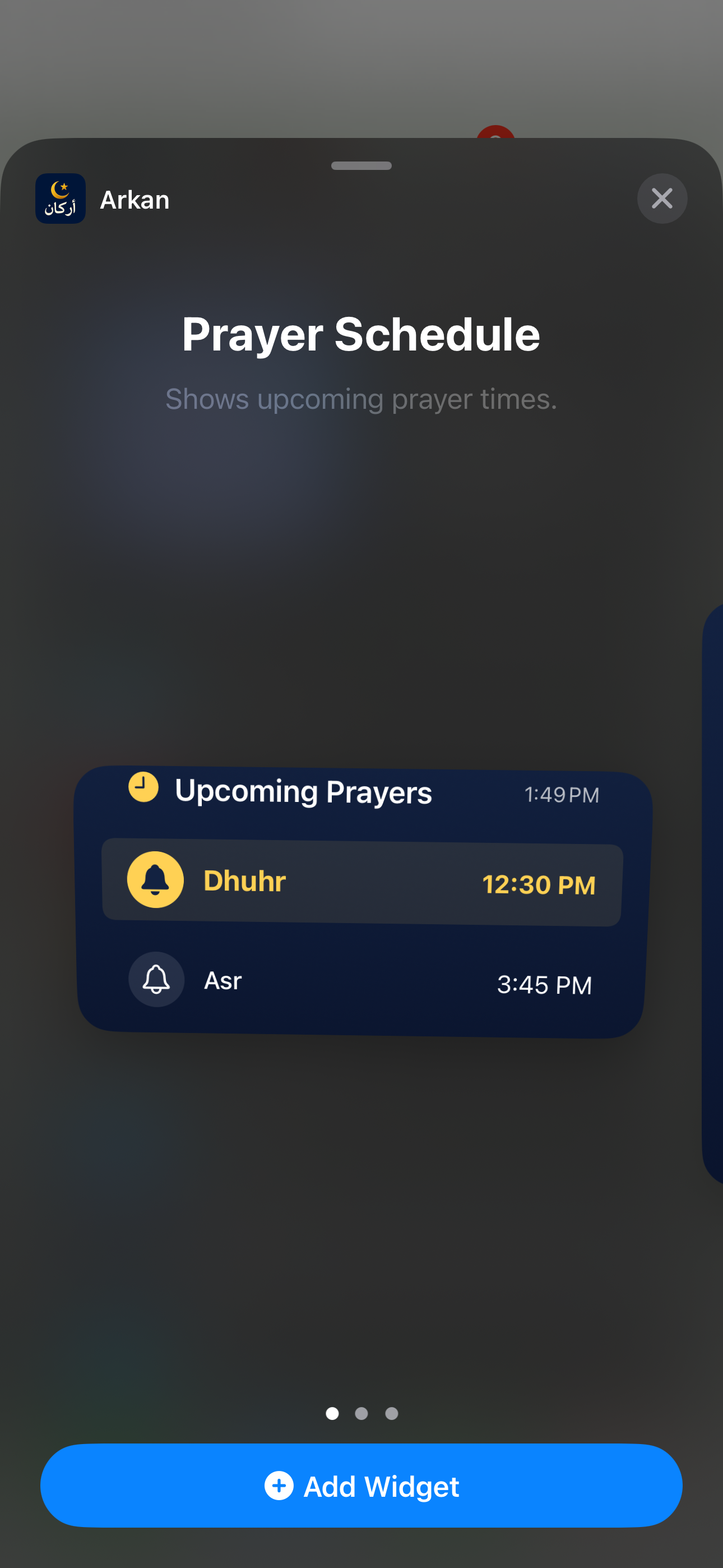 Arkan: Prayer Times & Qibla media 7