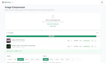 KitFlow Image Compressor gallery image